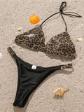 Shiny Sequins Diamond Micro Bikini 2025 Women Swimsuit Female Halter Swimwear Two Pieces Bikini Set Brazilian Bathing Suit Swim