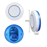 RF 433MHz Wireless  10A Relay Receiver Remote Control Light Switch 220V 110V Mini Round Button Wall Panel Switch For LED Lamp