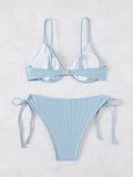 ZTVitality Solid Underwire Sexy Bikini 2025 New Arrival Biquini Padded Push Up Bandage Swimsuit Women Swimwear Summer Beachwear