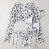 Toucheart Leopard For Women Swimsuit Items Halter Micro Bikini Top Separately Print Bathing Suit Brazilian Low Waist Beachwear