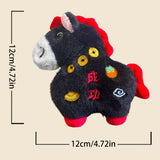 Spring Festival Zodiac-Horse Charm Present Premium Plush Material, Soft And Comfortable Touch, Skin-friendly & Safe. Bag