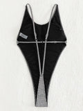 Extreme Mini Micro String Cross Backless Women Monokini Swimwear One Piece Swimsuit Female High Cut Bathing Suit Swim Beachwear