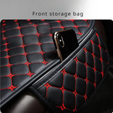 Kcimo Pu Leather Car Seat Cover Seat Back Soft Cushion Universal Front and Rear Car Seat Cushion Chair Carpet Pad Four Seasons