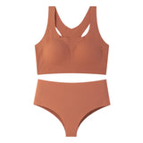 Women's Underwear Sexy Seamless Bra and Panty Set Wire Free Brassieres Female Womens Lingerie Underwear & Sleepwears