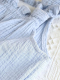 Women’s Cotton Gauze Ruffle Nightgown, Sleeveless Frill Strap Home Sleepwear, Soft Breathable Casual Night Dress for Summer