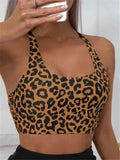 Leopard Swimwear Women High Waist Swimsuit 2026 Sexy Back Hollow Out Swimsuit Beach Wear Female Bathers Bathing Swimming Summer