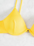 ZTVitality Solid Underwire Sexy Bikini 2025 New Arrival Biquini Padded Push Up Bandage Swimsuit Women Swimwear Summer Beachwear