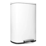 Stainless Steel Kitchen Step Trash Can With Foot Pedal