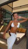 Luxury Triangle Bikini With Long Sleeve Lace Dress Set Women Swimwear Fashion Mujer Sheer Beachwear Elegant Lady Vacation Outfit