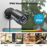 ZOSI 8-Channel AI Security Camera System With Human Vehicle Detection