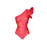 2023 High Quality One Piece Swimsuit Floral Rhineston Printed Push Up Women Bikini Set Swimwear Slimming Bathing Suit Beach Wear