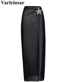 S - XL New With Skirt Deep V Neck Halter One Piece Swimsuit Women Swimwear Female Starfish Padded Bather Bathing Suit Swim V7977