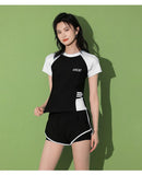 Swimsuit Women's Summer Split Casual Sports Plus Size Swimsuit Conservative Slimming Swimming Pool Swimming Equipment