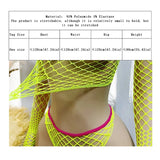 1 Set Women Long Sleeve See-Through Fishnet Cover Up Hollow Out Tassel Bodycon Beachwear Dress