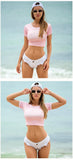 DEKA Sexy Holiday Beach Swimsuit Shorts Denim Thongs Beach Summer Holiday Wear For Ladies Bikini Pants Mid Waist Female Clothes