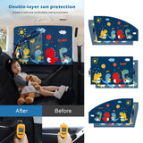 Magnetic Car Window Shades with UV Protection Mesh Cover