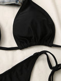 Sexy Micro Bikini 2025 Criss Cross Swimwear Bandage Woman Swimsuit Female Thong Bikinis Set 2 Piece Women Bathing Suit Beachwear