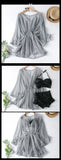 New women's swimsuit split bikini three-piece boxer long-sleeved spa swimsuit