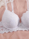 6-Piece Set Lace Women's Underwear Set No Lining Lace Push up Bra Comfortable Fitting Sexy Mesh Lace Panties Women's Bra Set