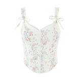 New French Style Mesh Lace Patchwork Trim Fishbone Slim Sexy Strapless Camisole For Woman Casual Pure Desire Style Vest ALWP