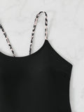 2026 Leopard Swimsuit One Piece String Backless Monokini Swimwear Women Sexy Bathers Bathing Swimming Swim Suit Female Beachwear