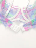 High Quality New Women's Underwear Beautiful Colored Bra Super Thin Lace Ladies underwear set Sexy Lingerie YS024