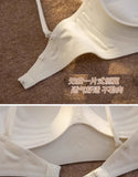 Summer Seamless Crop Top Bra Small Chest Gathered Thin Straps Back Accentuating Bralette Beachwear Light Support Wirefree AU