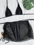 DEKA Tie Side Mini Micro Bikini Set With Skirt Halter Female G-String Thong Swimsuit Women Swimwear Bather Bathing Suit Swim