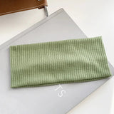 Sports Cycling Makeup Wash Face Hairbands Soft Korean Cotton Knitted Headband For Women Girls Bandanas Fashion Hair Accessories