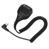 3.5mm Headphone Jack Speaker mic Walkie talkie Radio Hand Microphone with Steel Belt Clip