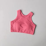 Women's sports bra vest yoga suit, shock resistant running, fitness training, quick drying one-piece vest