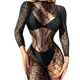 Crotchless Sex Bodysuits Transparent Bodystocking Hollow Bold Body Suit Backless Pantyhose Erotic Costumes Sexy Fishnet Lingerie