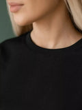 Summer 2 Pieces Pajama Sets for Women Sexy Sleepwear Black Crop Tops with Shorts Sets Underwear Loungewear Home Clothes
