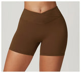 Yoga Shorts Women High Waist Workout Shorts Fitness Yoga Tights Lift Butt Fitness Ladies Yoga Gym Running Short Pants Sportswear