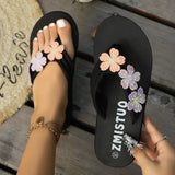 New In Women Ladies Bohemian Bow Flowers Decoration Sandals Open Toe Beach Slippers Casual Shoes Summer Slippers zapatos mujer