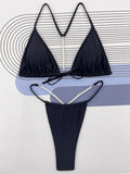 Sexy Pearl Bikinis Extreme Mini Micro String Bikini Female Swimsuit Women Thong Swimwear Two-pieces Bikini Set Bathing Suit Swim