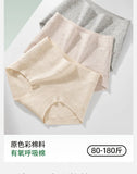 Women's Seamless Underwear, Plus Size Medium Waist Briefs, Breathable and Comfortable Cotton Crotch Panties