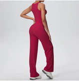 2PCS Yoga Set Women Tracksuit Nude Feeling Workout Sets Gym Clothes Push Up Fitness Running Sportswear Sport Straight tank suit