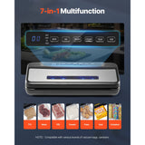 SucceBuy 80Kpa 120W Vacuum Sealer Machine 7-in-1 With Free Bags