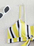 High Waist Bikini 2026 Women Strappy Swimsuit Sexy Striped Swimwear Female Bathers Bathing Swimming Swim Suit Summer Beachwear