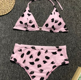 Sexy Bikini Women Swimwear Swimsuit Leopard High Waist Bikinis Set Bathing Suit Beach Bikini Female Push Up Banadores Mujer 2026
