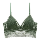 Women Invisible Lace Bras Backless Bra U Backless Bralette Triangular Sexy Bralette Soft Low Back Lingerie Tank Top