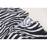 Sexy Zebra Printed V Neck Tunic Beach Cover Up Cover-ups Beach Dress Beach Wear Beachwear Beach Long Dress Female Women V4159