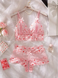 Elegant Design Open Chest Bra And Crotchless Panties Set Comfortable Fashion Underwear Suitable For All Occasions Valentine Gift