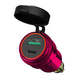 Motorcycle Waterproof Charger 30W QC3.0 USB C-type PD Power Adapter Hella DIN Plug Socket Quick Charger for BMW Ducati Triumph