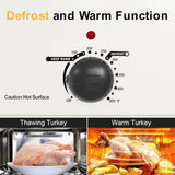 XMSJ Electric Roaster Oven With Viewing Lid Cool Touch Exterior