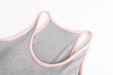 Sports vest U-neck slim fit camisole bottoming T-shirt