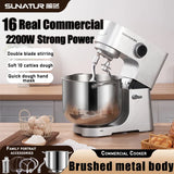 SUNATUR Multifunctional Stand Mixer Electric Blender with Planetary Beater, Dough Mixer Efficient Kitchen Tool for Home Baking