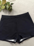 Vintage Black Flower Print Skirt Bikini Set 2026 Front Bow Crop Top Bathing Suit Swimwear Women's High Waist Swimsuit Tankini