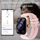 Men Women Smart Watch 1.83'' Waterproof  Fitness Sports Watch Answer Call Sleep Sport Pedometer Information Alerts Smartwatch